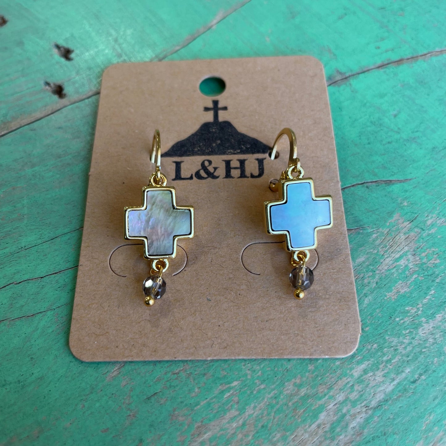 Mother of Pearl Cross Link Set