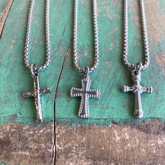 Stainless Steel Small Saviour Necklaces