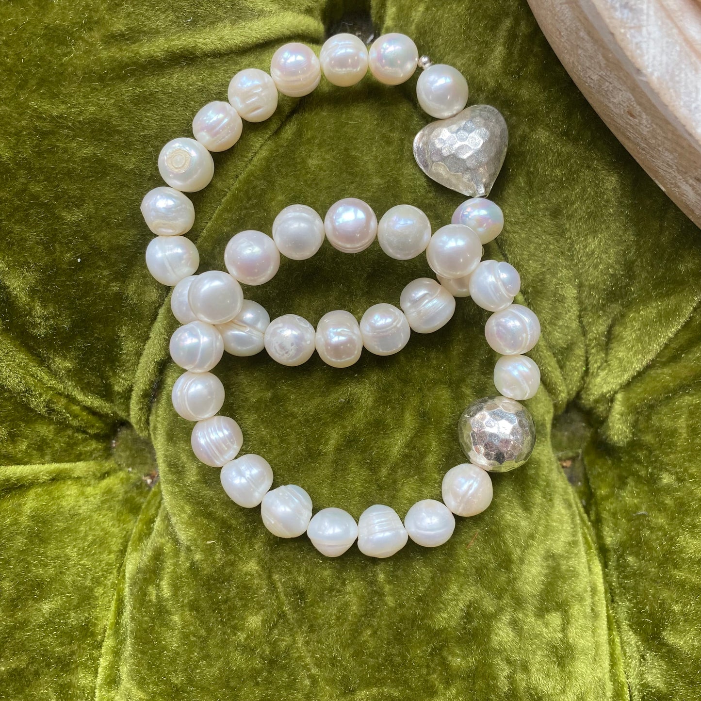 Sterling Silver Pearl Bracelet