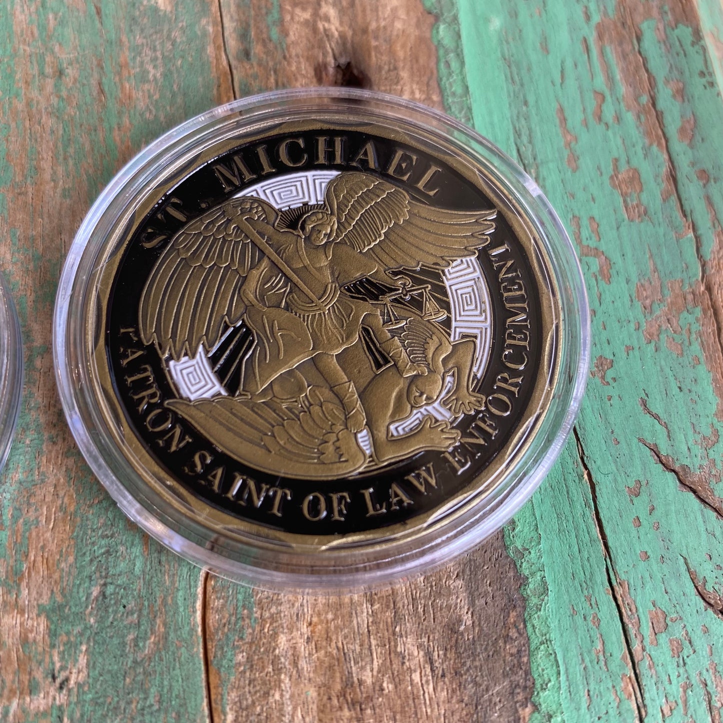 St Michael/Police Officer Coin