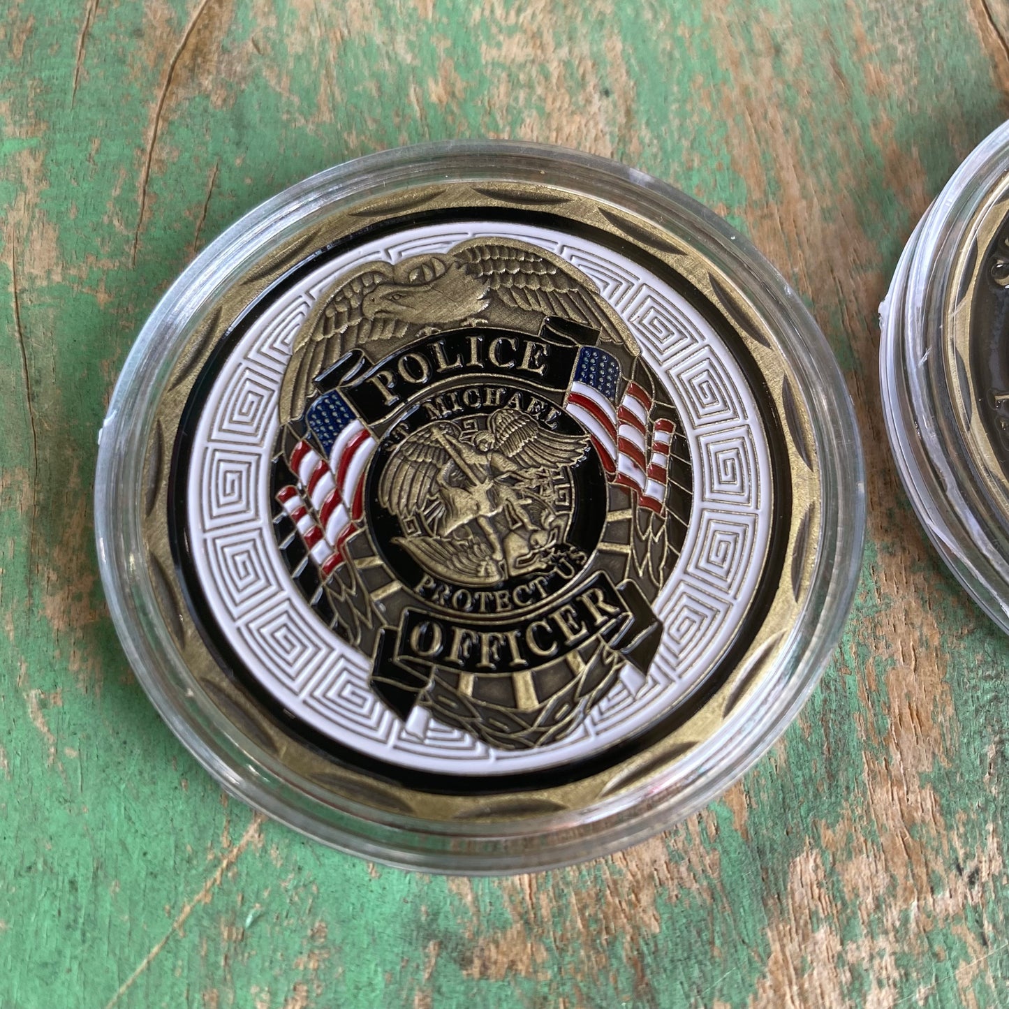 St Michael/Police Officer Coin