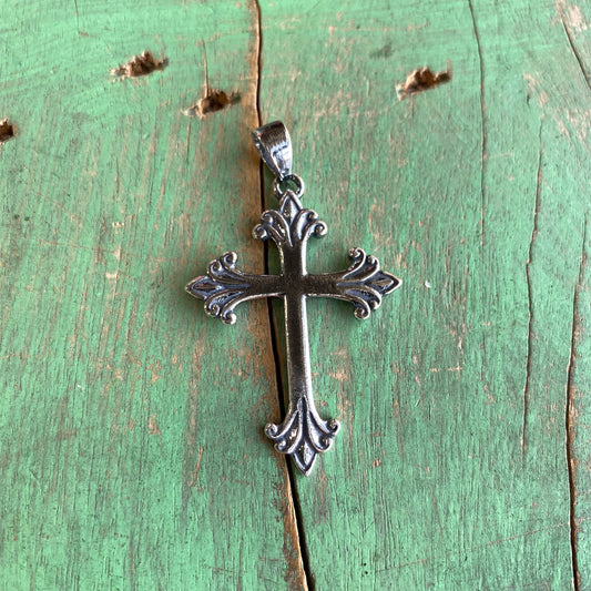 Sterling Silver Fancy Cross