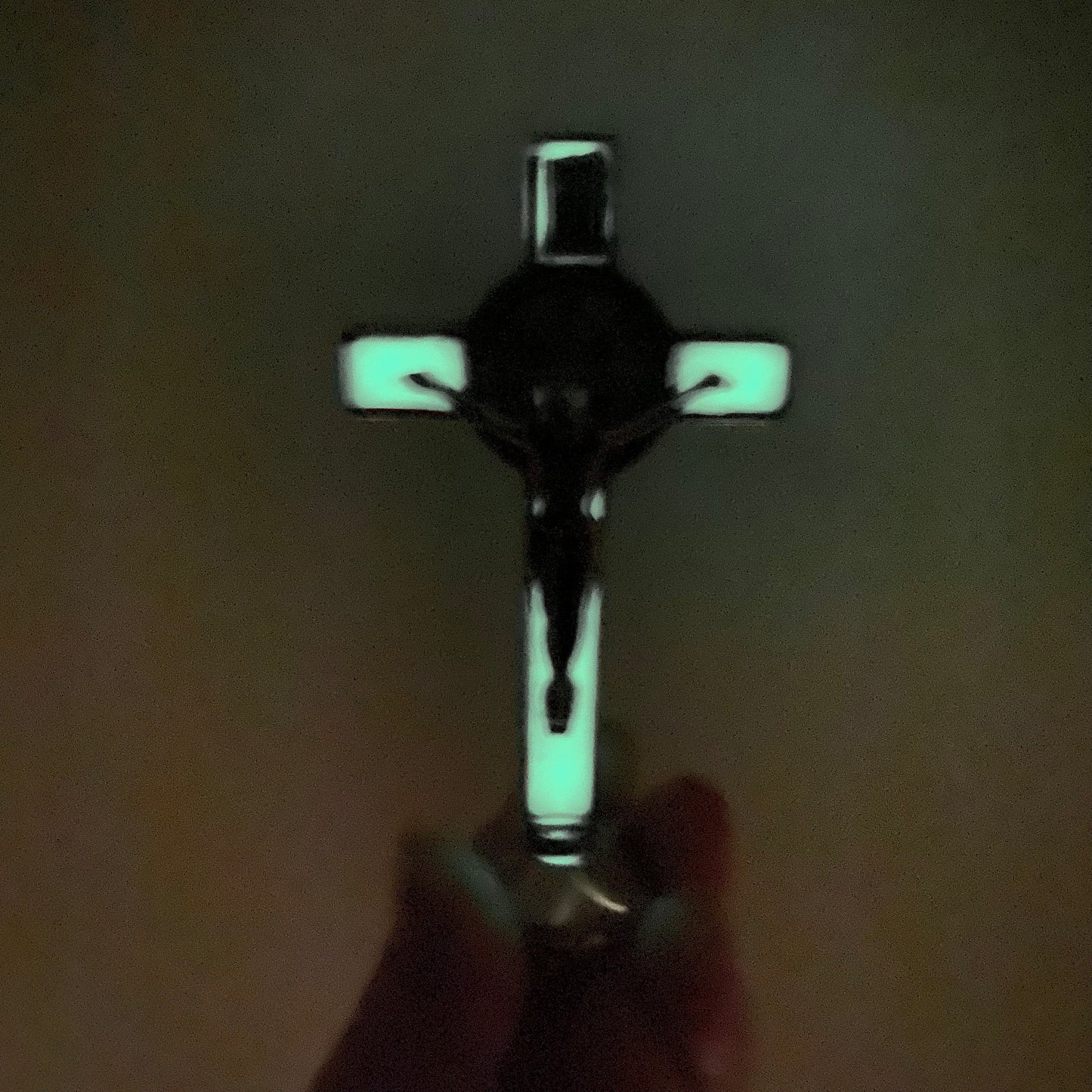 Standing St Benedict Crucifix