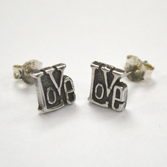 Love Stud Earrings