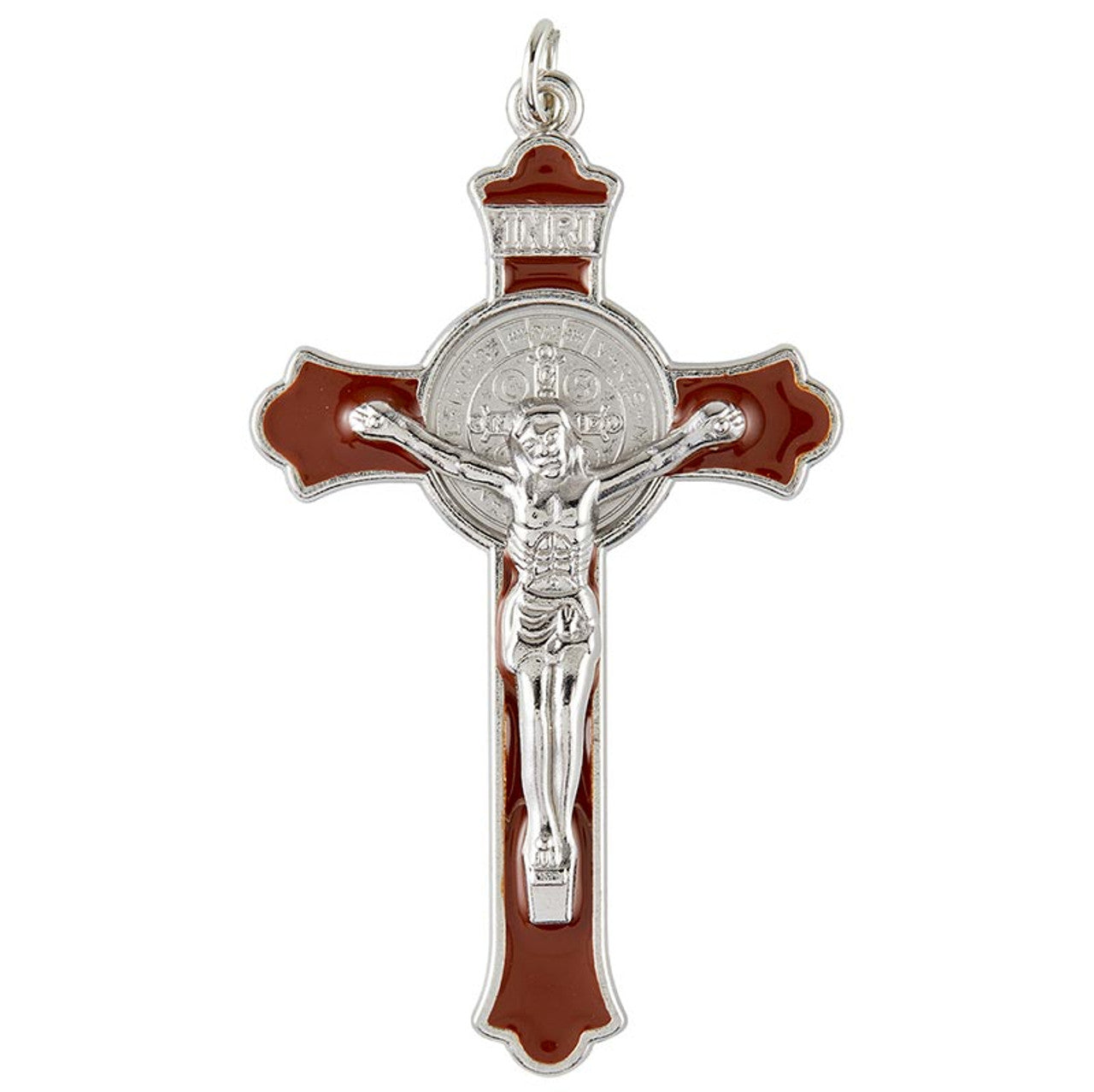 Boxed Enamel St Benedict Crucifix