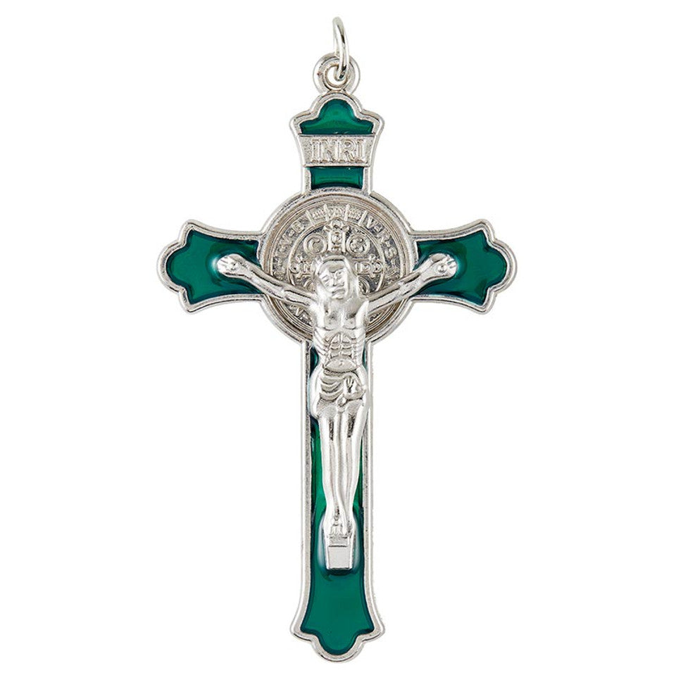 Boxed Enamel St Benedict Crucifix