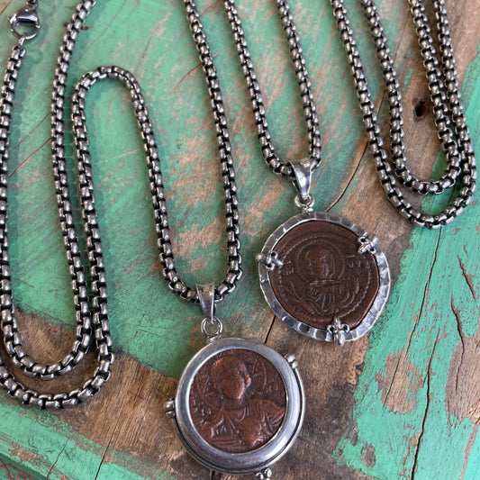 Big Coin Chain Necklace