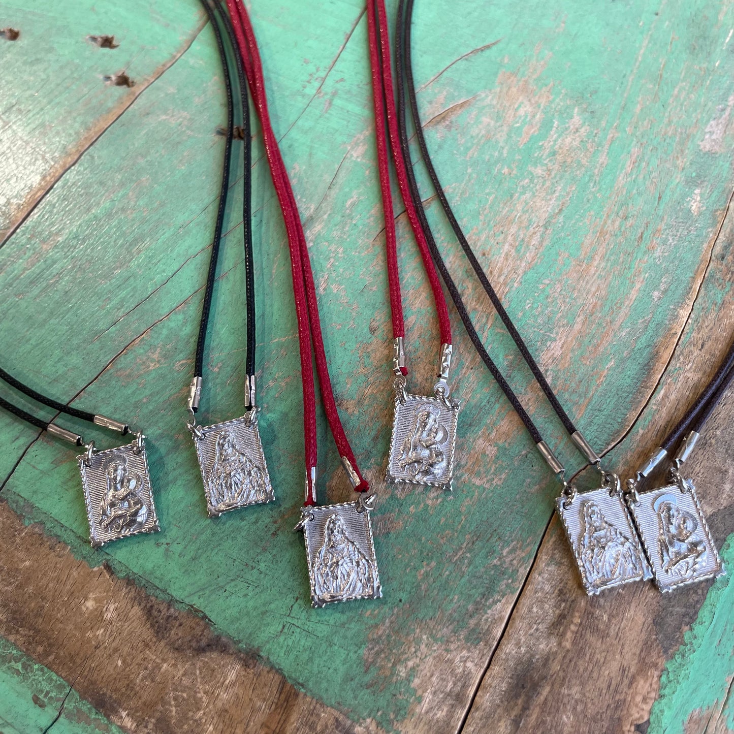 Sterling Silver Cord Scapular