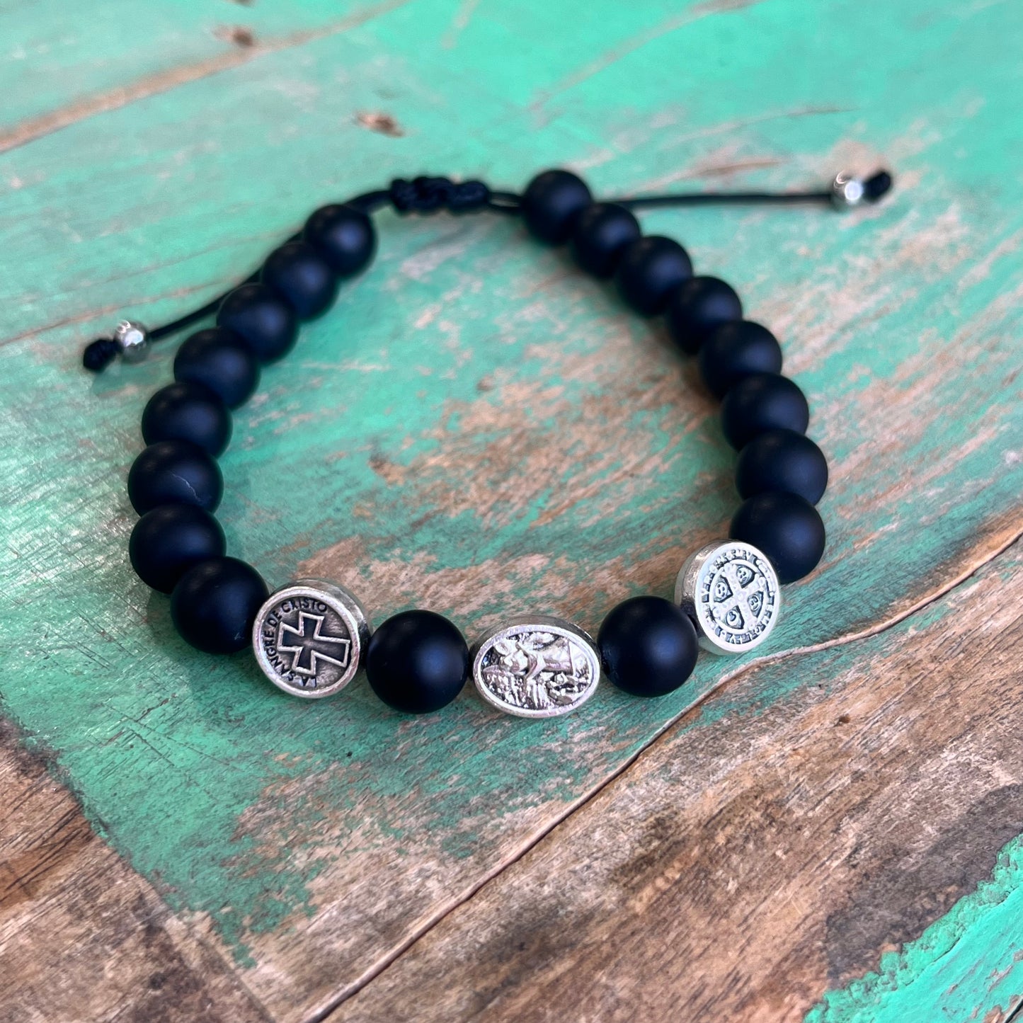 Agate Saints Bracelet