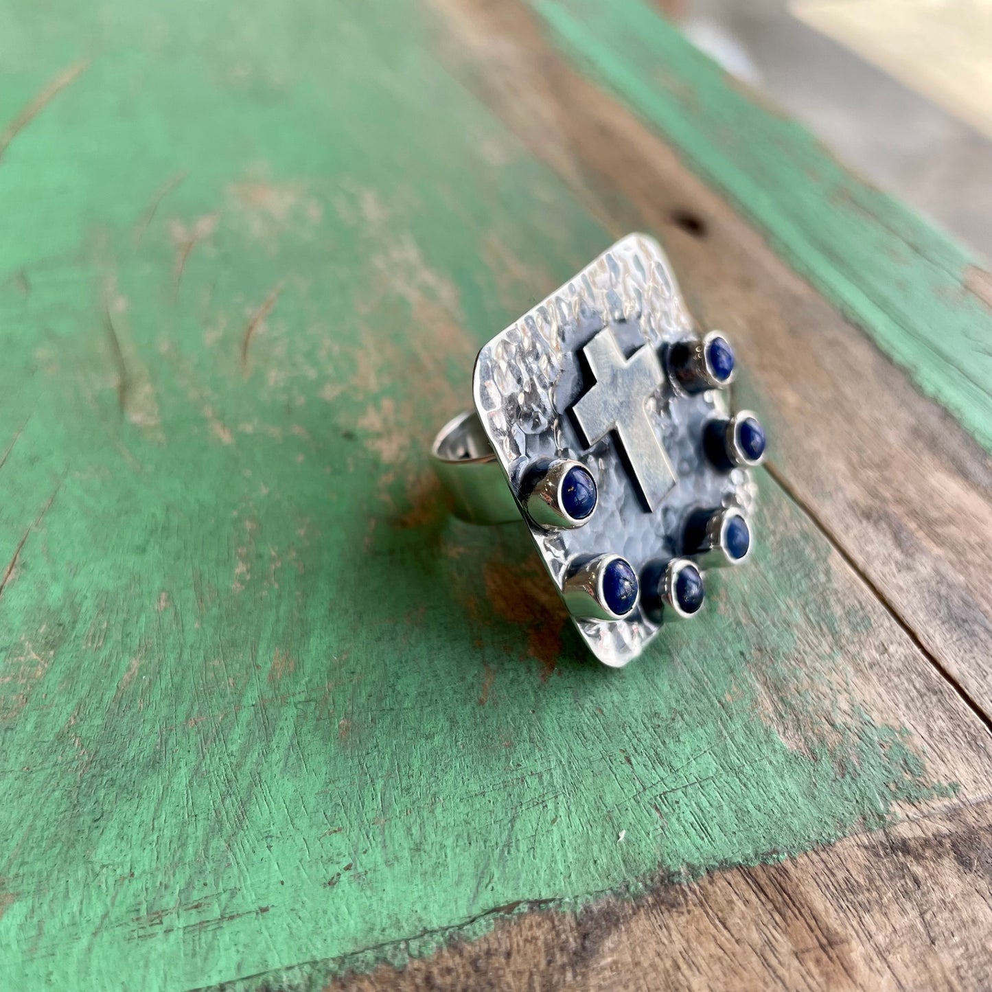 Square Lapis Ring