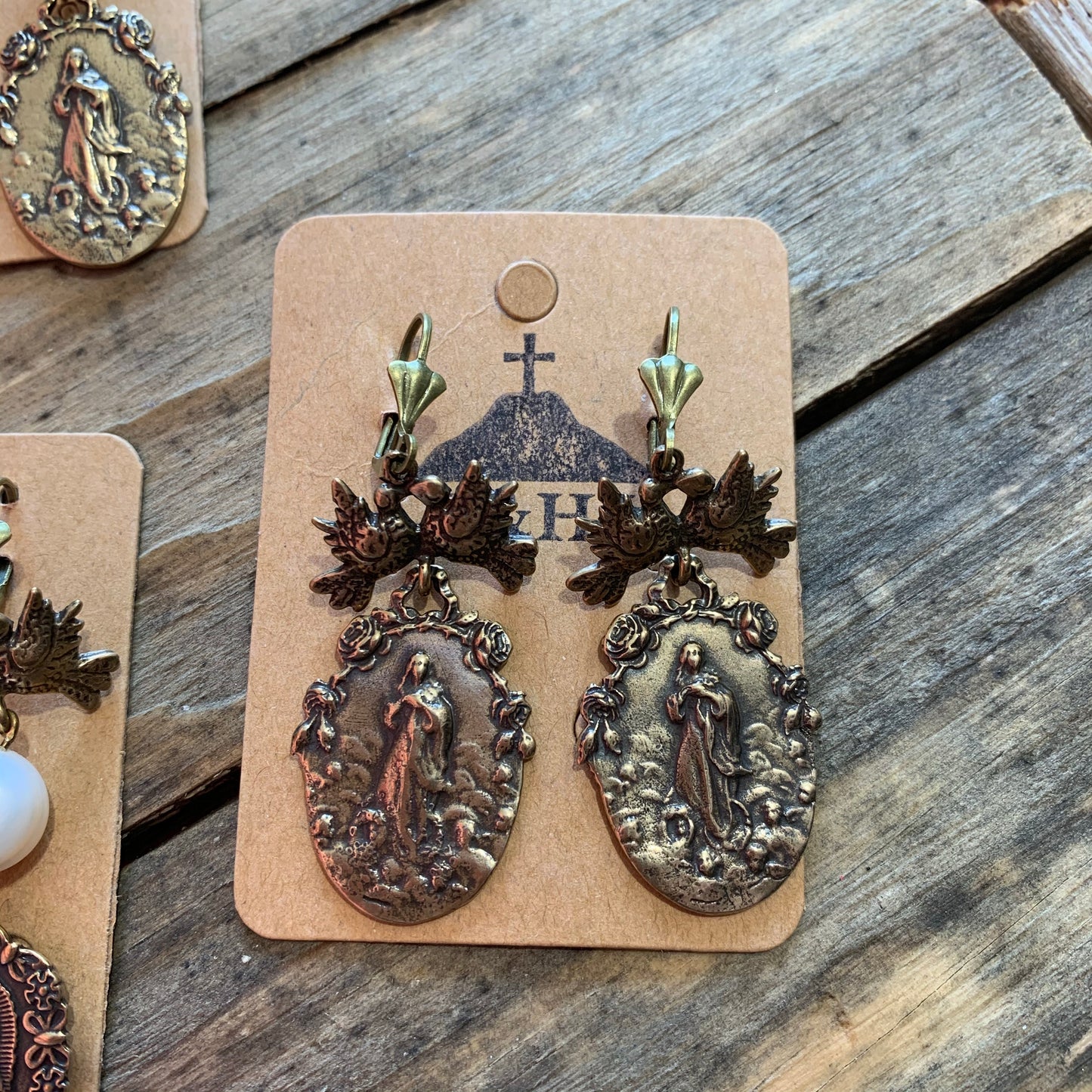 Ave María Vintage Inspired Earrings