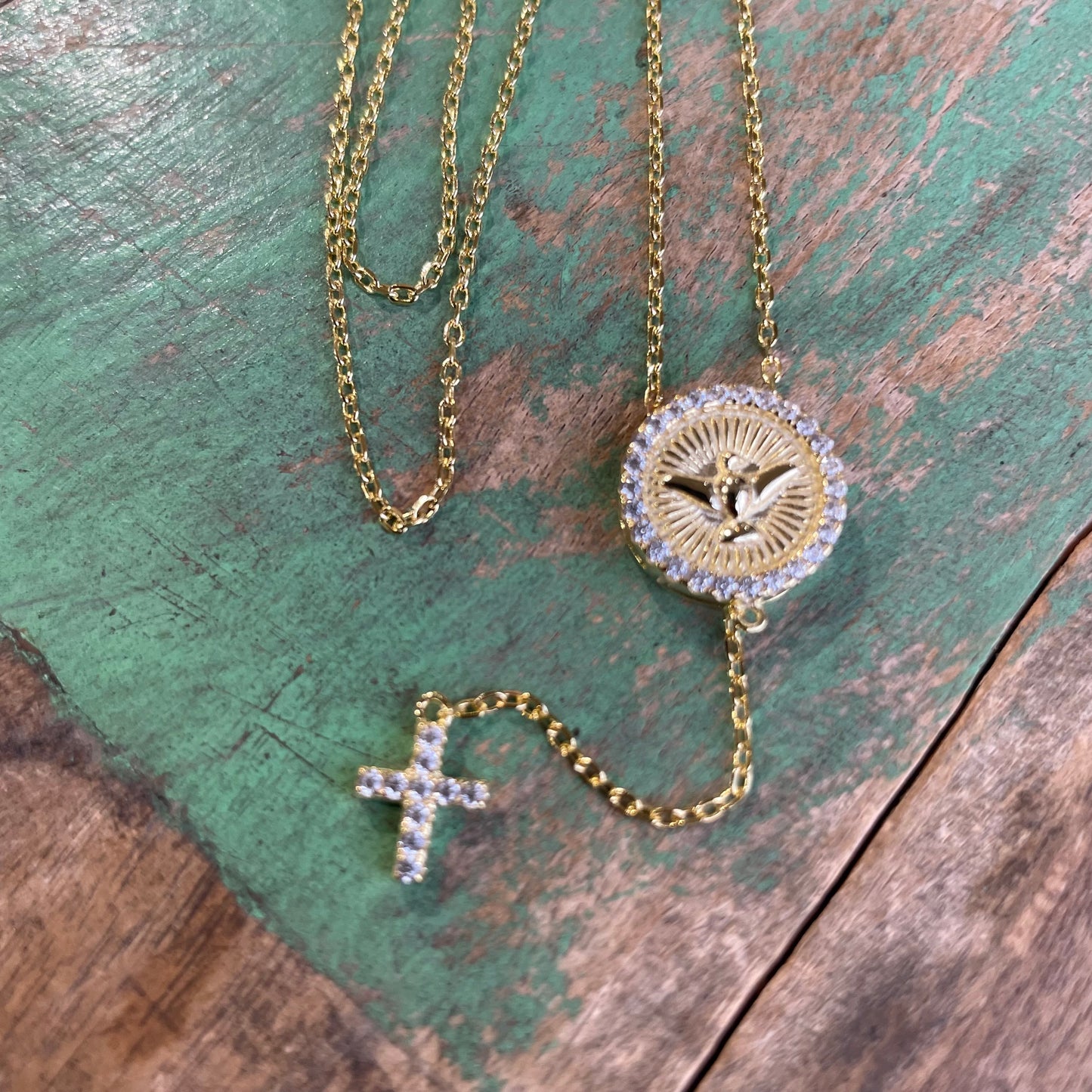 Sterling Silver Holy Spirit Necklace