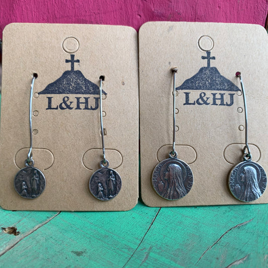 Long Hook Faith Earrings