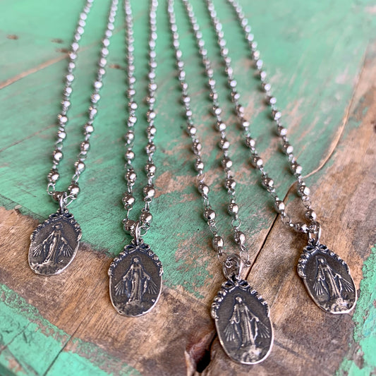 Miraculous Medal Ball Chain