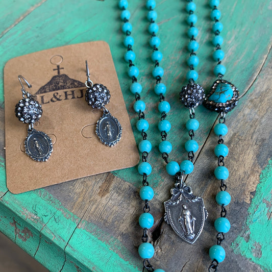 Turquoise Pave Faith Collection