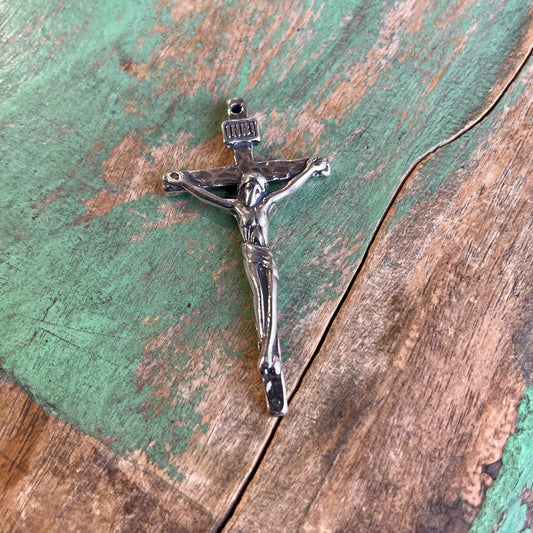 Sterling Silver 1 1/2” Crucifix