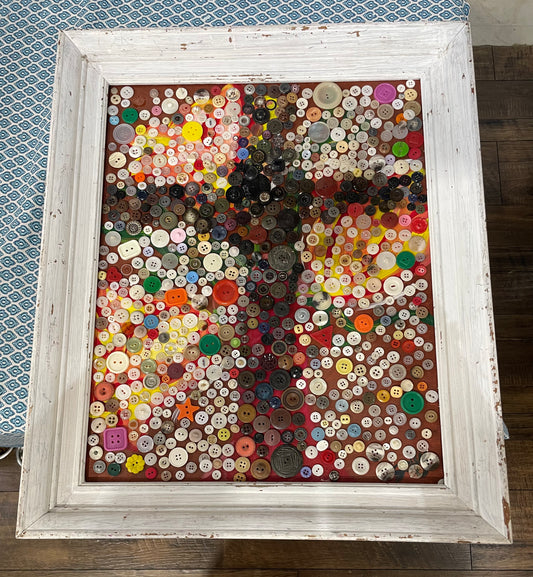 Button Cross Art