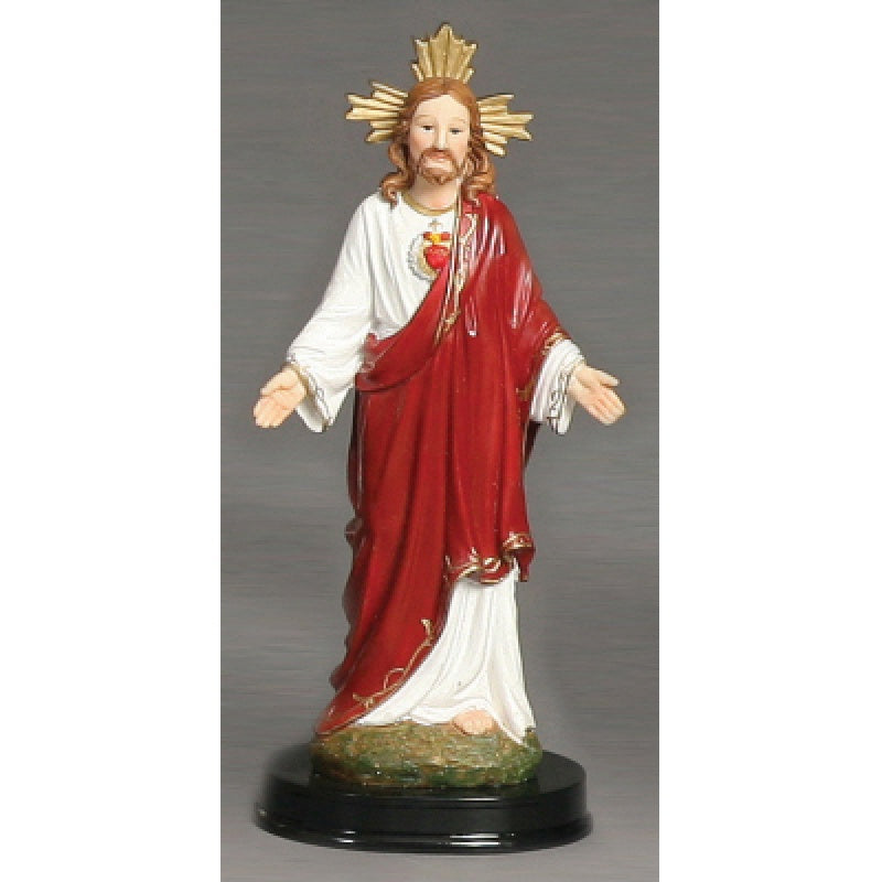 Sacred Heart of Jesus 8" Statue