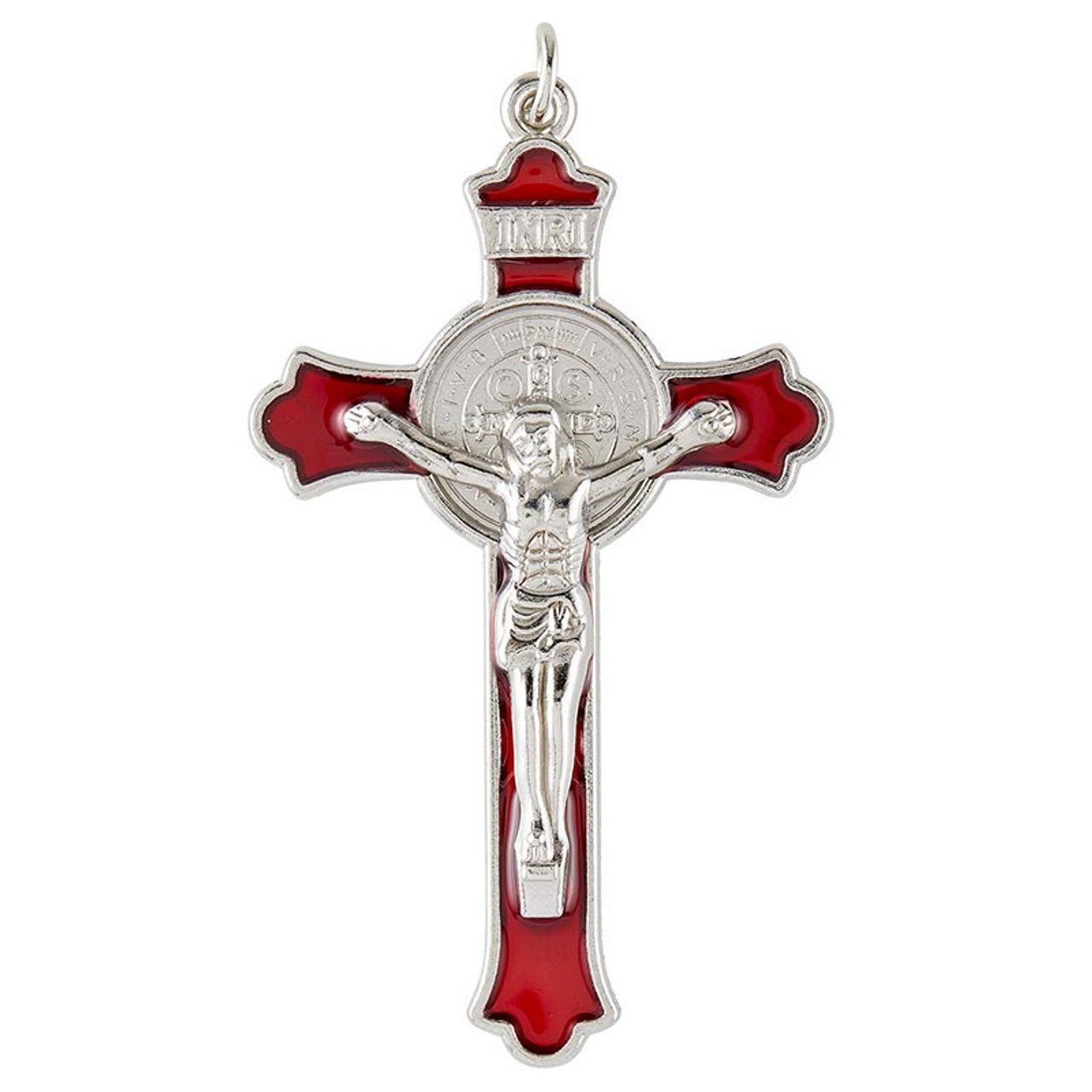 Boxed Enamel St Benedict Crucifix