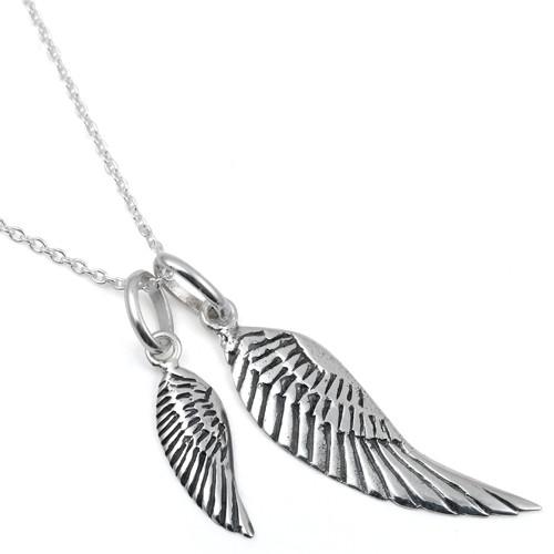 Angel Wings Sterling Silver Necklace