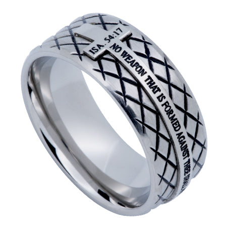 Diamond Back "No Weapon" Ring